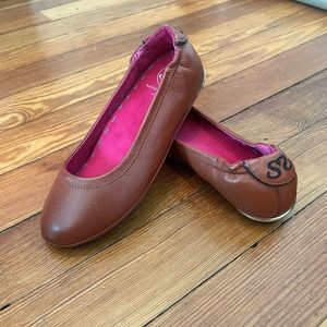 Soto Massini Terracotta Brown Women’s Ballet Flats 7.5 (38)